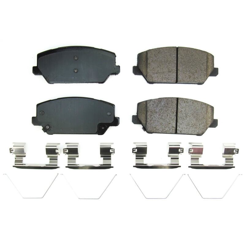 PowerStop Power Stop 19-21 Hyundai Veloster N Front Z17 Evo Ceramic Brake Pads w/Hardware