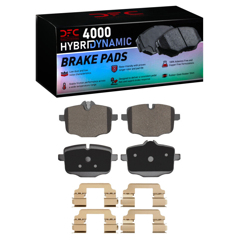 DFC 11-19 BMW M6 Gran Coupe Rear 4000 HybriDynamic Brake Pads and Hardware Kit