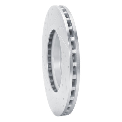 R1 Concepts R1 06-11 Mercedes-Benz B200 Front Right Drilled & Slotted Silver Brake Rotor