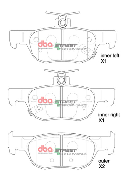 DBA 19-22 Mazda 3 SP Performance Rear Brake Pads