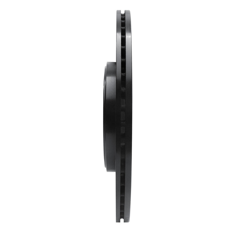 R1 Concepts R1 06-15 Jaguar Super V8 Rear Right Drilled & Slotted Black Brake Rotor