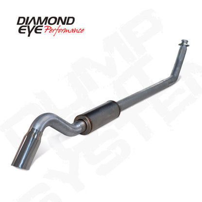 Diamond Eye Performance Diamond Eye 4in SS TURBO BACK SGL DUMP OUT 98.5-02 DODGE INCLUDING TIP