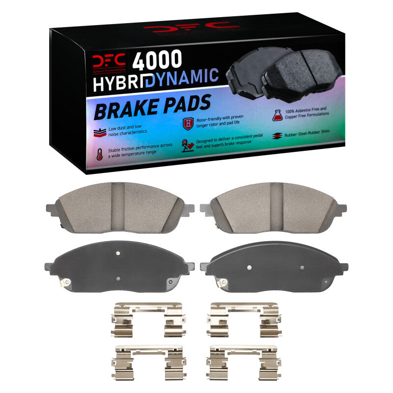 DFC 21-25 Jeep Grand Cherokee Front 4000 HybriDynamic Brake Pads and Hardware Kit