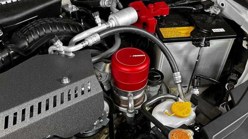 Perrin Performance PERRIN 15-26 Subaru WRX & 13-25 BRZ/FR-S/86/GR86 Oil Filter Cover - Red