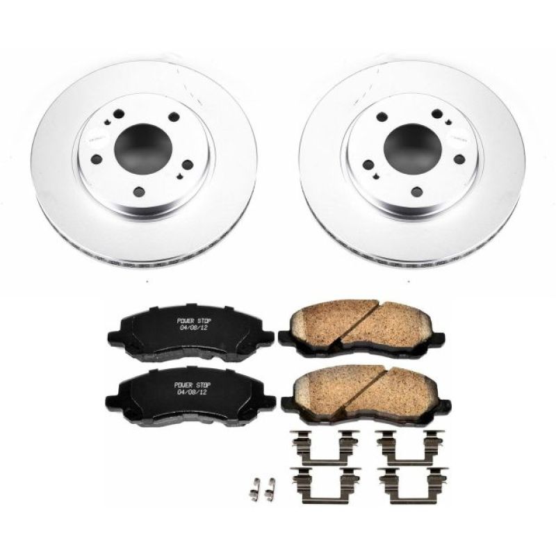 PowerStop Power Stop 01-05 Chrysler Sebring Front Z17 Evolution Geomet Coated Brake Kit