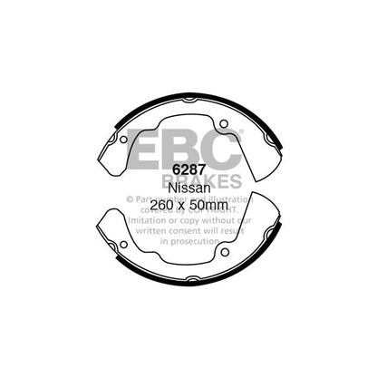 EBC 6287 Brake Shoes Front