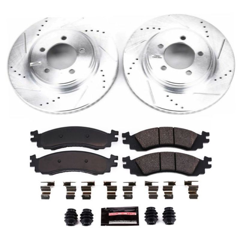 PowerStop Power Stop 06-10 Ford Explorer Front Z23 Evolution Sport Brake Kit