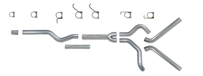 Diamond Eye Performance Diamond Eye KIT 4in Catback MFLR REPLACMENT PIPE DUAL AL: 2006-2007.5 CHEVY/GMC 6.6L 2500/3500