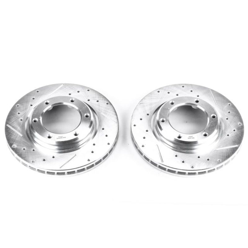 PowerStop Power Stop 96-97 Lexus LX450 Front Evolution Drilled & Slotted Rotors - Pair