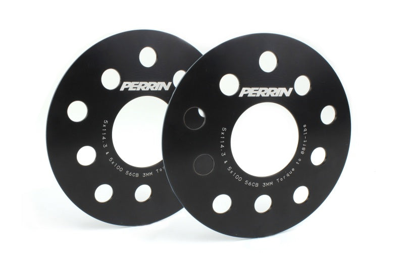 Perrin Performance PERRIN Subaru/Toyota/Scion 3mm Wheel Spacers (Slip-On Style/No Studs) 5x114.3/5x100 56mm CB - Pair
