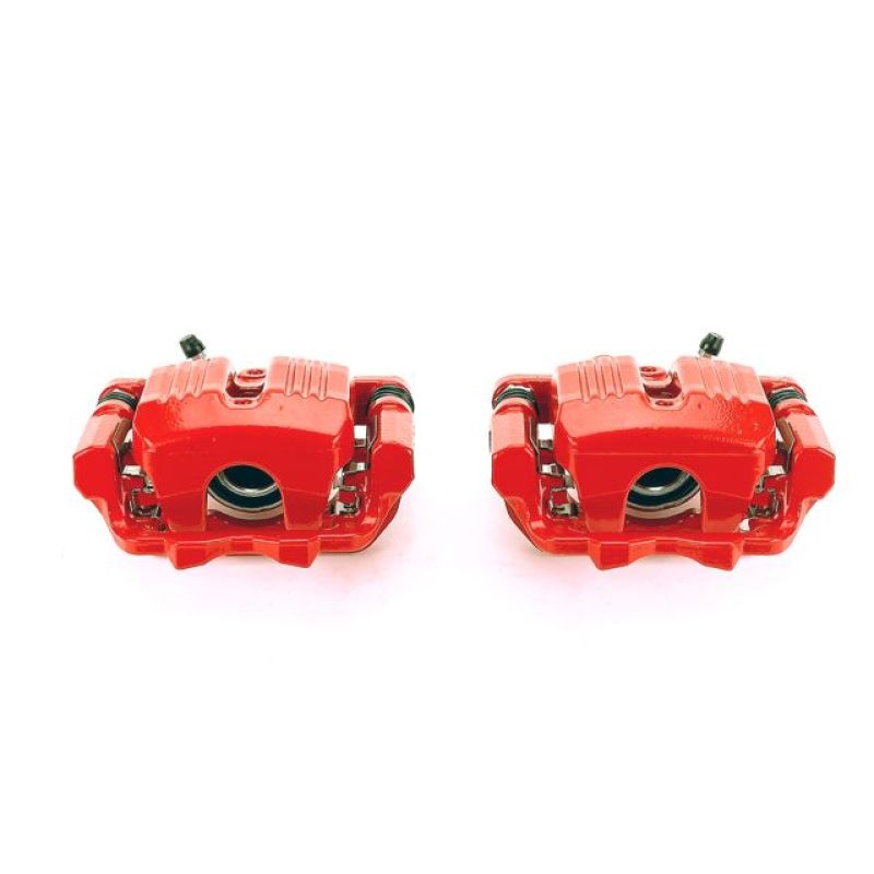 PowerStop Power Stop 05-12 Acura RL Rear Red Calipers w/Brackets - Pair