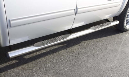 Lund 15-18 Ford F-150 SuperCrew 4in. Oval Straight SS Nerf Bars - Polished