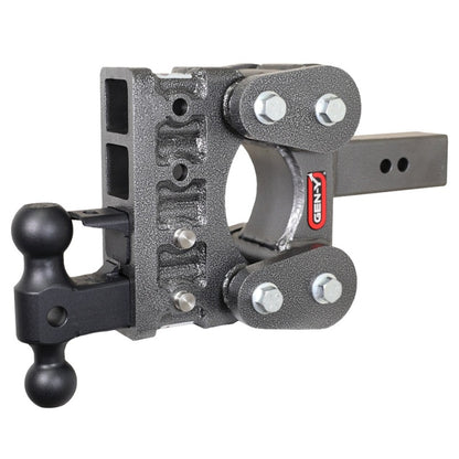 GEN-Y Hitch Gen-Y The Boss Torsion-Flex 2.5in Shank 5in Drop 16K Hitch w/GH-051 Dual-Ball/GH-032 Pintle Lock