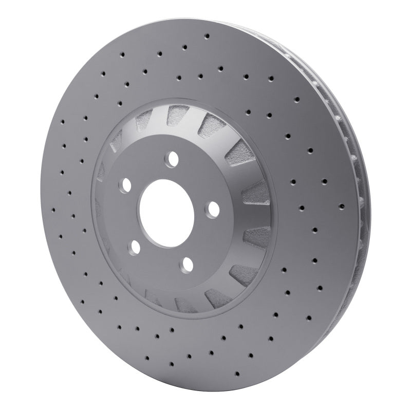 DFC 16-18 Ford Mustang Right Front Drilled GeoSPEC Coated Rotor
