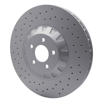 DFC 16-18 Ford Mustang Right Front Drilled GeoSPEC Coated Rotor