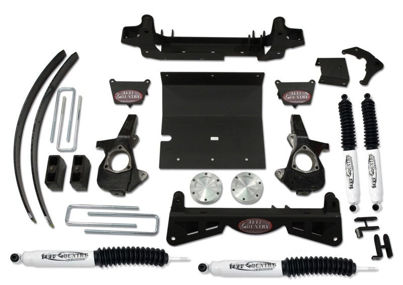 Tuff Country 2006 Silverado 1500 4X4 4in Lift Kt (w/3pc Sub Frm w/o Fctry Air Ride Shocks SX8000)