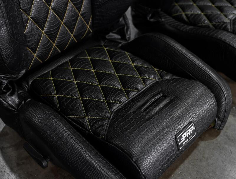 PRP Seats PRP EnduroTrail Reclining Suspension Seat - Gray Tweed - Driver