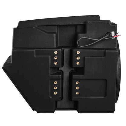 DS18 Polaris RZR Glove Box Enclosure with 10in Carbon Fiber Subwoofer Included 600 Watts RMS