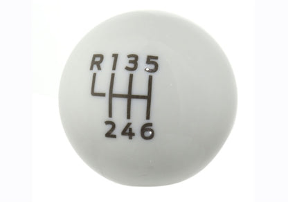 Ford Racing 15-19 Ford Mustang EcoBoost / GT w/ 6-Speed Manual Transmission Bullitt White Shift Knob