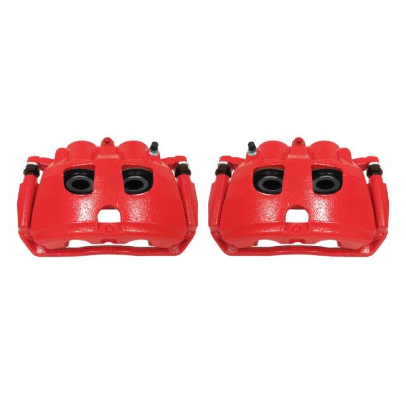 PowerStop Power Stop 09-10 Dodge Ram 2500 Rear Red Calipers w/Brackets - Pair