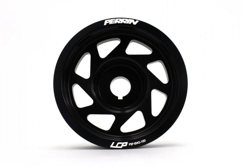 Perrin Performance PERRIN 93-14 Subaru Impreza (Incl. 02-14 WRX) / 04-21 STI Lightened Crank Pulley - Black