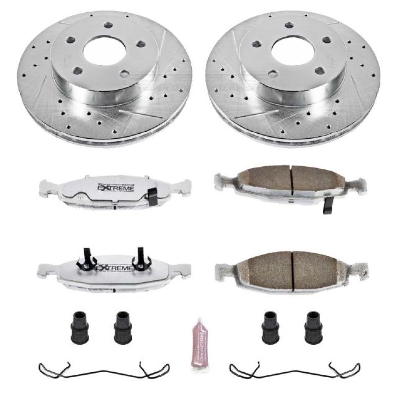 PowerStop Power Stop 99-02 Jeep Grand Cherokee Front Z26 Street Warrior Brake Kit