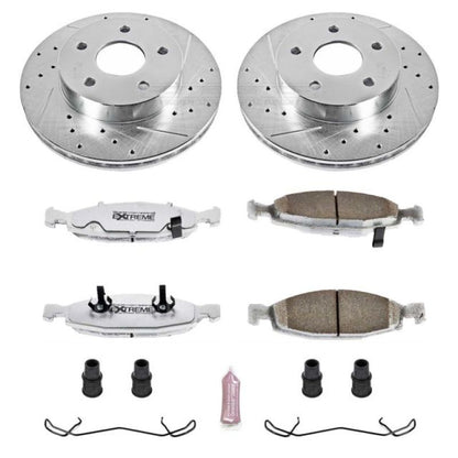 PowerStop Power Stop 99-02 Jeep Grand Cherokee Front Z26 Street Warrior Brake Kit