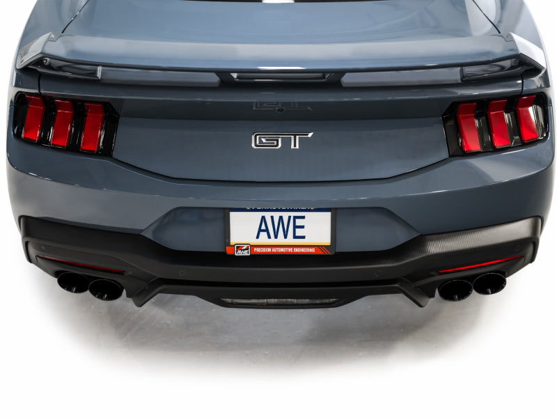 AWE Tuning AWE 2024 Ford Mustang GT Fastback S650 RWD Track Edition Cat-Back Exhaust w/ Quad Diamond Black Tips