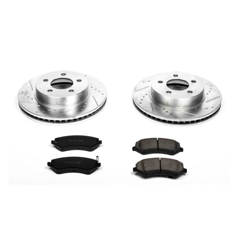 PowerStop Power Stop 02-07 Jeep Liberty Front Z23 Evolution Sport Brake Kit