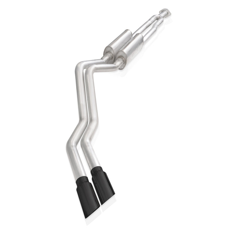 Stainless Works 2020-21 Silverado HD 6.6L Legend Catback Black Tips