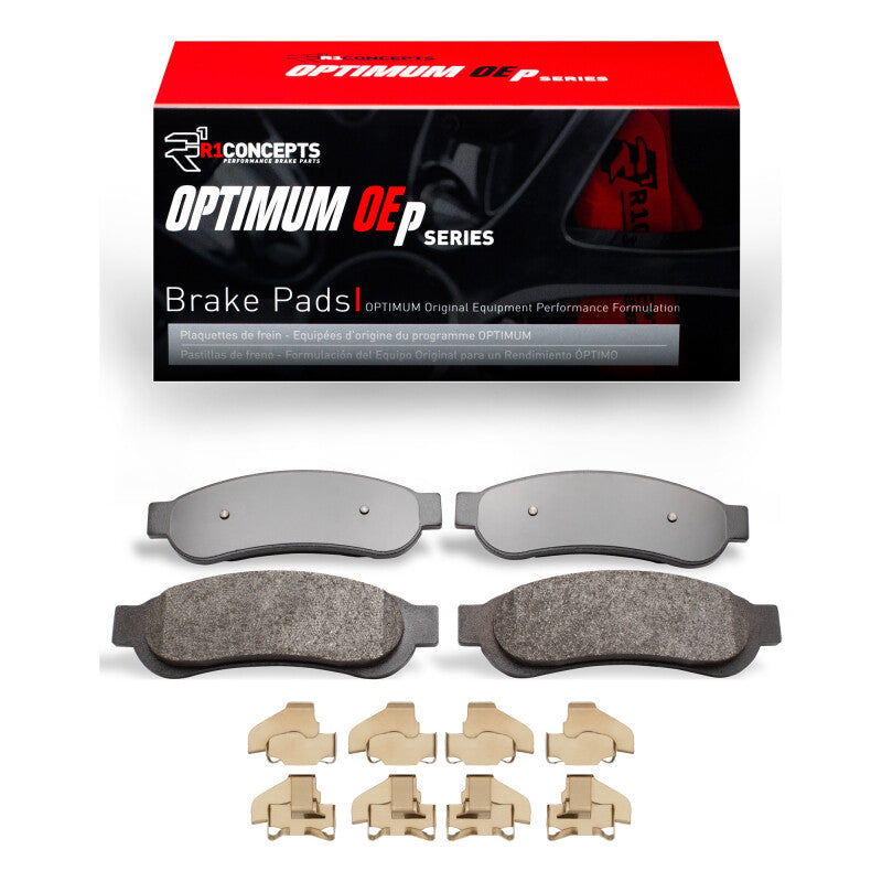 R1 Concepts R1 10-12 Ford F-450 Super Duty Rear Optimum OE Pads & Hardware Kit