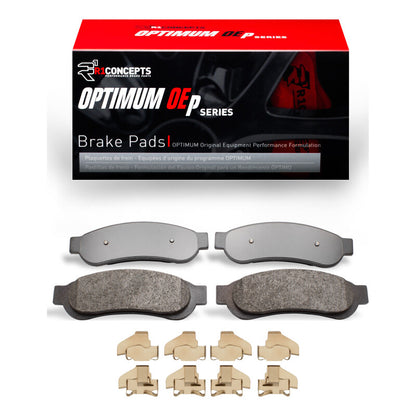 R1 Concepts R1 10-12 Ford F-450 Super Duty Rear Optimum OE Pads & Hardware Kit