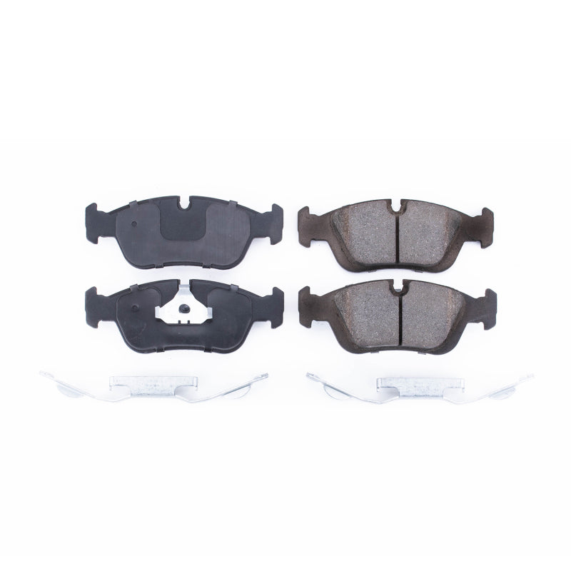 PowerStop Power Stop 91-98 BMW 318i Front Z17 Evolution Ceramic Brake Pads w/Hardware
