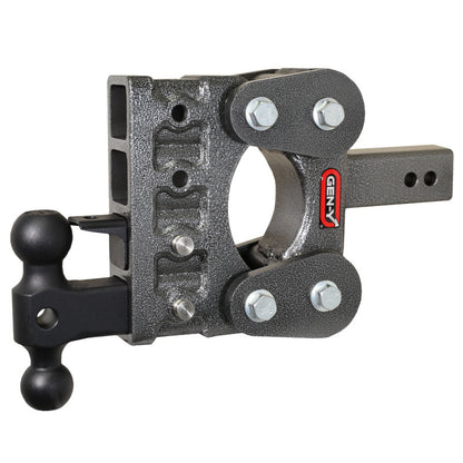 GEN-Y Hitch Gen-Y The Boss Torsion-Flex 2.5in Shank 5in Drop 10K Hitch w/GH-031 Dual-Ball/GH-032 Pintle Lock