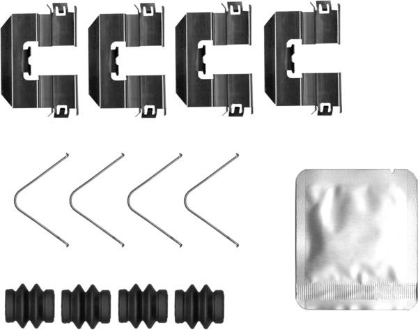 TEXTAR 82550000 Brake Pad Fitting Kit