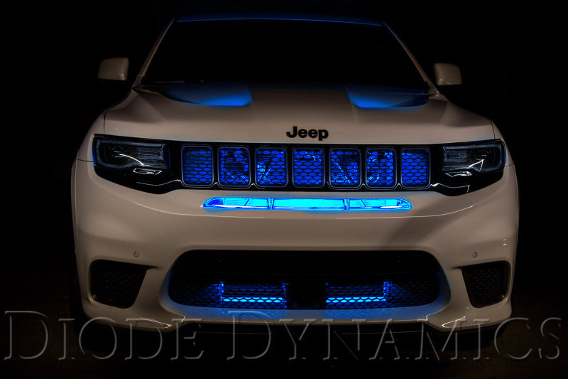 Diode Dynamics RGBW Grille Strip Kit 4pc Multicolor