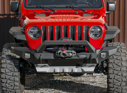 Rival 4x4 Rival 2018-2026 Jeep Wrangler JL 2020-2026 Jeep Gladiator Front Full-Width Aluminum Bumper