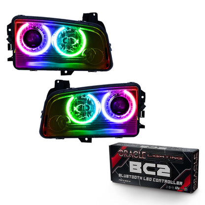 ORACLE Lighting Oracle 08-10 Dodge Charger SMD HL (HID) - ColorSHIFT w/ BC1 Controller