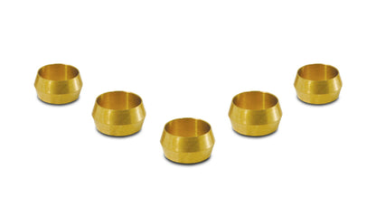 Vibrant Brass Olive Inserts 3/8in - Pack of 5