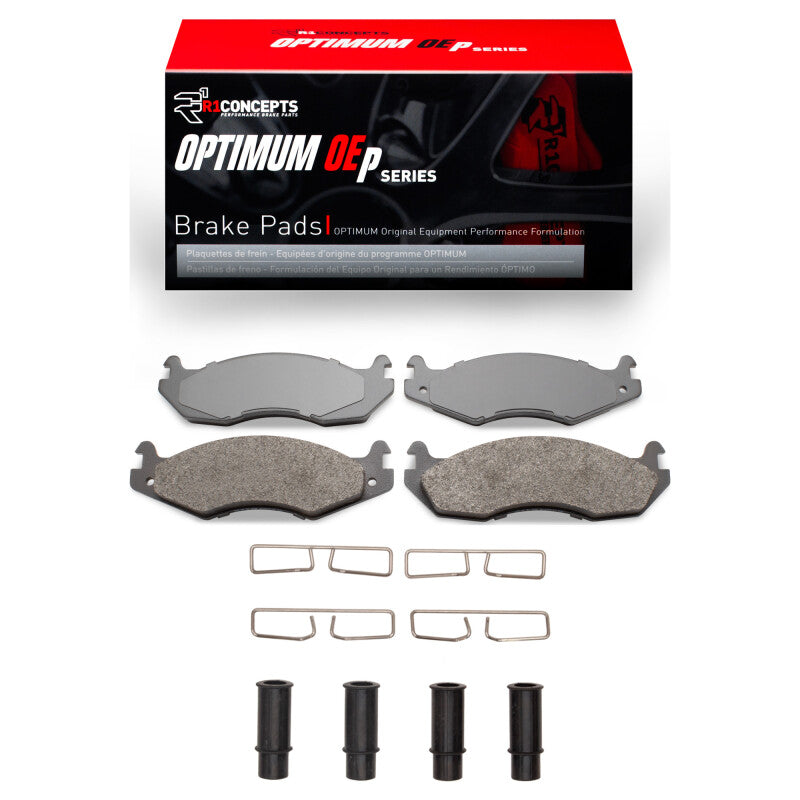 R1 Concepts R1 82-92 American Motors CONCORD Front Optimum OE Pads & Hardware Kit