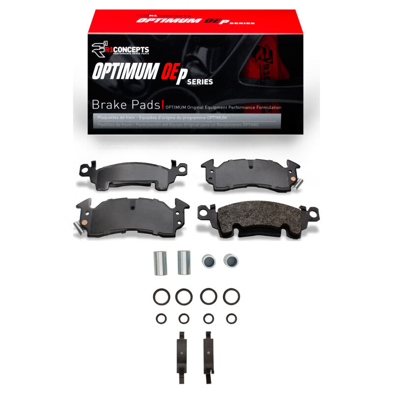 R1 Concepts R1 67-73 Buick Riviera Front Optimum OE Pads & Hardware Kit