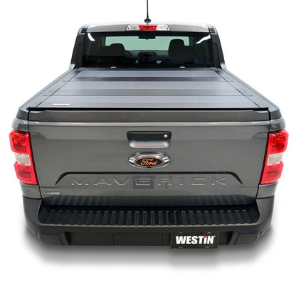 Westin 22-26 Ford Maverick 4WD 4ft. 6in. Bed Hard Tri-Fold Tonneau Cover - Black