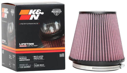 K&N Engineering K&N Universal Clamp-On Air Filter 6in FLG / 7-1/2in B / 5in T / 6-1/2in H