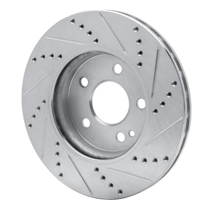 R1 Concepts R1 06-11 Mercedes-Benz B200 Front Left Drilled & Slotted Silver Brake Rotor