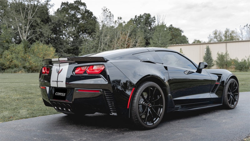 CORSA Performance Corsa 2014-2019 Chevrolet Corvette C7 6.2L 2.75in Xtreme Valve-Back w/ Dual NPP & Quad Black Tips