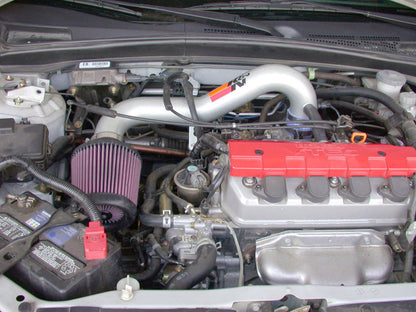 K&N Engineering K&N 01-05 Honda Civic SR L4-1.7L Silver Typhoon Short Ram Intake