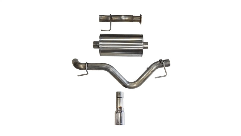 CORSA Performance Corsa 16-23 Toyota Tacoma 3.5L V6 Double Cab 5ft Bed Sport Cat-Back Single Side Exit w/ Polished Tip
