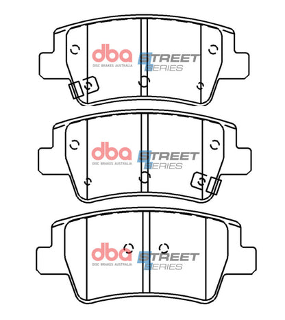DBA 17-20 Hyundai Elantra GT Rear Street Series Brake Pads