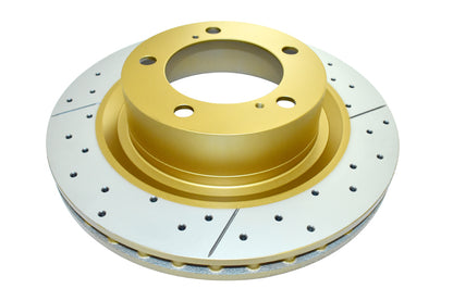 DBA 08-21 Lexus LX570 Front Drilled & Slotted Street Series Rotor