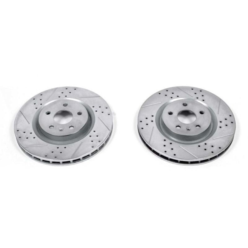 PowerStop Power Stop 12-13 Buick Regal Front Evolution Drilled & Slotted Rotors - Pair